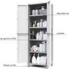 Keter White & Gray Storage Cabinet thumb 4
