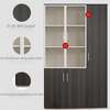 Office cabinet: 3-door wooden executive file cabinet thumb 3