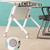 Foldble table: Foldable Training Table with Wheel Casters thumb 4