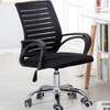 Office chair: Black Mid-Back mesh Office Seat thumb 2