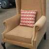 Set of 2 Armchairs with Cushions and Wooden Legs thumb 10