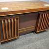 Office Desk; 140cm Lustrous Polish Office Desk thumb 0