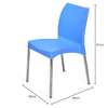Blue Kenpoly Plastic Office Chair thumb 3