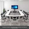 Foldable Table : White Foldable Office Table In Kemera thumb 5