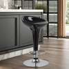 Barstool; Adjustable swivel barstool (Black) thumb 1