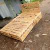 5*6 pallet bed, blazed framed pallet bed thumb 0
