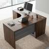 Modern Executive Curved Custom Desk thumb 2