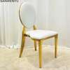 OFFICE CHAIR: Gold Like Simple Office Chair thumb 5
