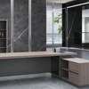 Office desk: Gray 2.2 meter Executive Office Table thumb 2