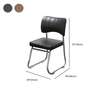 Office seats: Stackable leather office leather visitor seat thumb 1