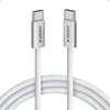 Anker 322 USB-C to USB-C Cable 6ft Braided A81F6H21 White thumb 1