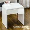 White Dressing Table With Mirror thumb 1