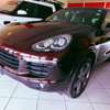 Porsche cayenne turbo maroon 2017 thumb 1