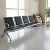 4-Link Leather Office Waiting Bench thumb 10