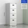 Office cabinet: 4-drawer lockable filing cabinet thumb 1