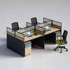 Office Desk: 4-Way Modular Office Workstation thumb 5