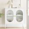 Cabinets : 2-Door Glass Display Storage Cabinet thumb 3