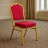 Conference Chair; Banquet Chair with Gold Steel Frame thumb 1