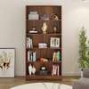 Wooden 5 Tier Open Bookshelf thumb 0