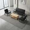 Leather Reception 5 Person Office Sofa thumb 4