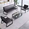 Office Sofa; 5-Seater Leather Reception Sofa thumb 0