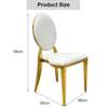 OFFICE CHAIR: Gold Like Simple Office Chair thumb 2