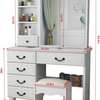 Dressers: White Modern Vanity For Bedroom thumb 2