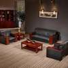 Executive 5 Seater Leather Meeting Sofa thumb 7