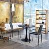 31.5” Black Round Dining Table with Tulip Base thumb 0
