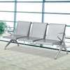 3 Seater Metallic Airport Bench thumb 5