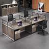 Office Cabinet; 4 Way Private Elegant Office Workstation thumb 0