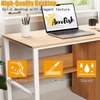 Office Desk 120x60cm; Industrial Design With Storage Shelves thumb 2