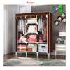 Portable Wooden Wardrobe with Canvas Cover thumb 5