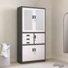 2-Door Steel Office Cabinet with Safe thumb 6