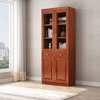 Office Cabinet: Mahogany Wood 2-Door Cupboard thumb 0