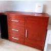 Red Applewood Executive Desk + Cabinet thumb 0