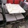 Classic modern 4 seater round dining set thumb 5