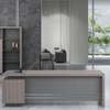 Office desk: Gray 2.2 meter Executive Office Table thumb 4