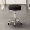Barstools : Adjustable Height Beauty Shop Leather Stool thumb 3