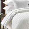 Luxury White stripped duvet cover set thumb 3