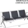3 Seater Black Padded Reception Bench thumb 12