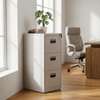 3 Drawer Metallic Office Cabinet thumb 0