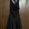 Elegant Little Black Dress Sleeveless V-Neck Flared thumb 1