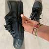 Black leather converse thumb 3
