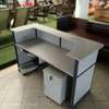 Reception Desk; 1600mm Wooden Office Reception Desk thumb 1