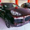 Porsche cayenne turbo maroon 2017 thumb 2