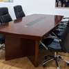 Boardroom Table; 2.4M Mahogany Boardroom Table thumb 2