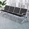 4-Link Leather Office Waiting Bench thumb 4