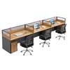 Cubic 3 Way Modern MDF Office Workstation Desk thumb 1