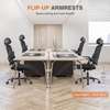 Mesh Office Chair with Adjustable Headrest & Lumbar Support thumb 5